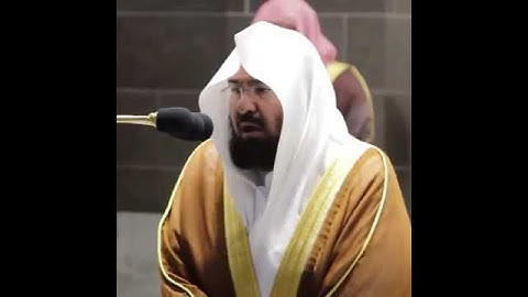 ٰ تلاوة معالي الشيخ #عبدالرحمن_السديس من صلاة العشاء 8 جمادى الأولى 1442هـ. __ 2020/12/23 .