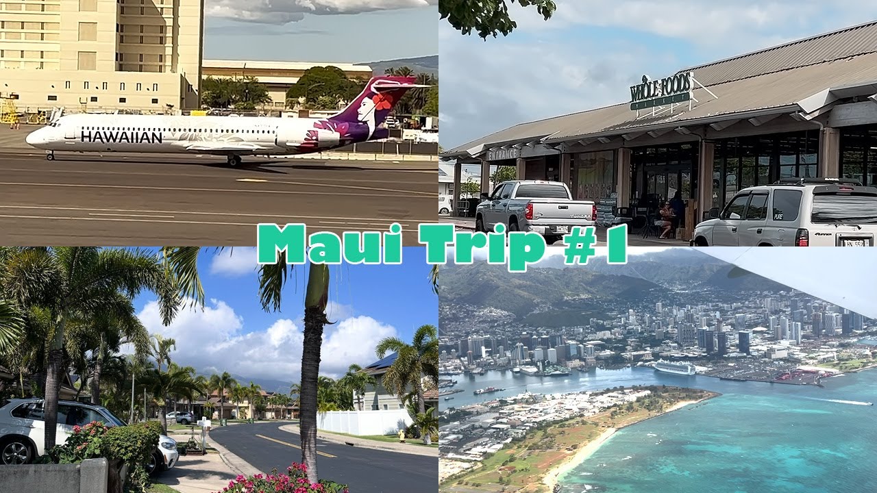 マウイ島に移住した友達に会いにいく！【2025 HAWAII MAUI 4泊6日旅】Maui Trip #1