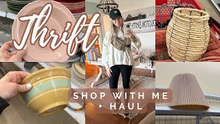 THRIFT WITH ME FOR HOME DECOR | Affordable Home Decor Thrifting + Haul