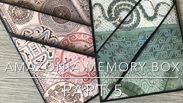 Stamperia’s Amazonia Memory Box Part 5: Diagonal Stacked Pocket Wallet Tutorial