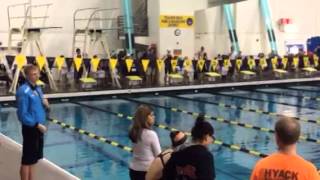 Richmond Rapids Wendy Yang Won 50Fly Gold Medal