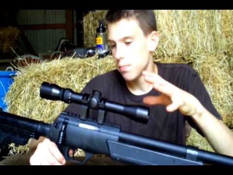  UTG Airsoft Type 96 Black Sniper with Scope Airsoft
