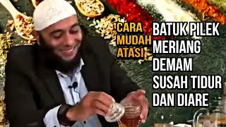 Resep untuk mengatasi batuk pilek demam meriang susah tidur dan diare  -dr. Zaidul Akbar