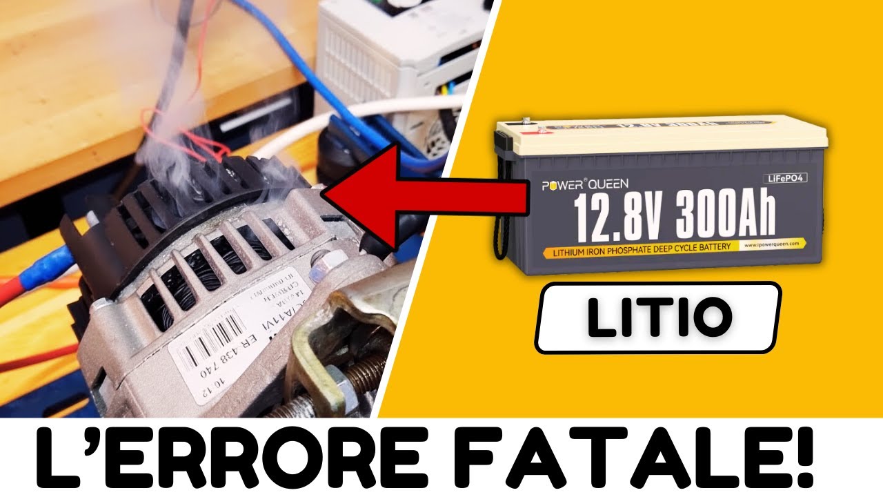 Come BRUCIARE il tuo alternatore con una batteria al litio?