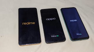 Realme 11 Clone vs Oppo A78 vs Tecno Spark Reboot Speed Test