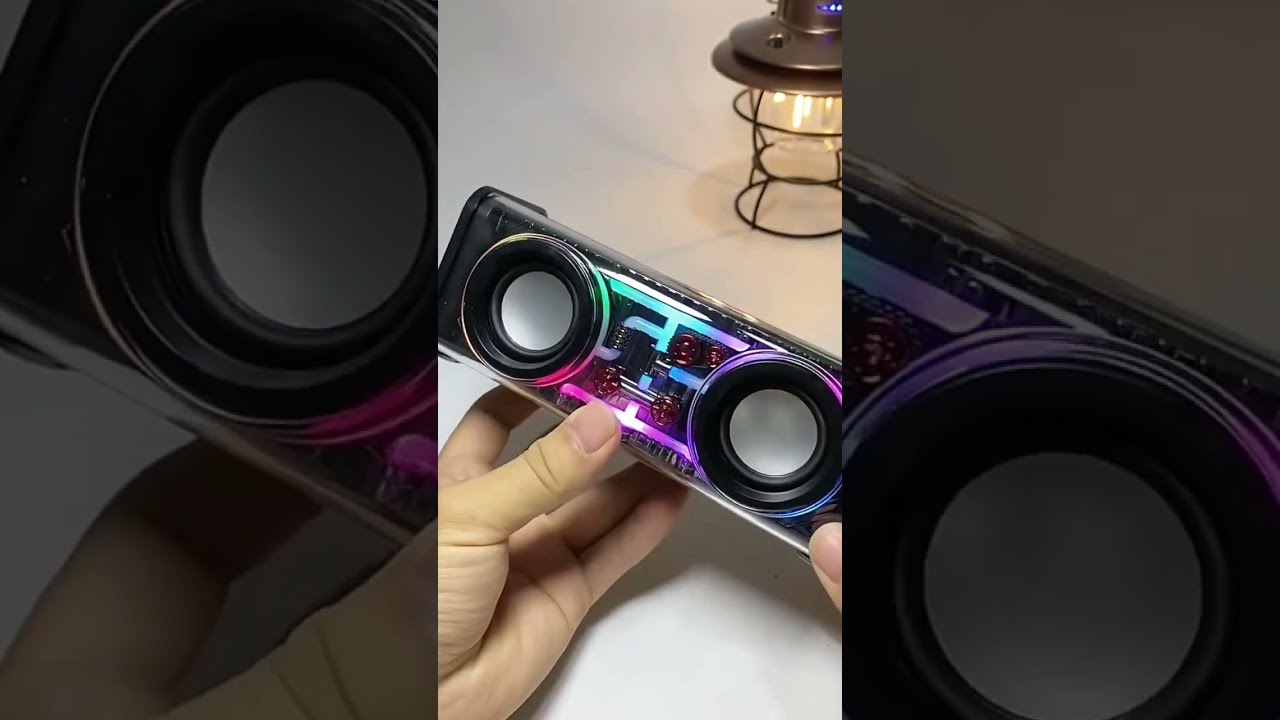 V8 Rgb Transparent Bluetooth Speaker