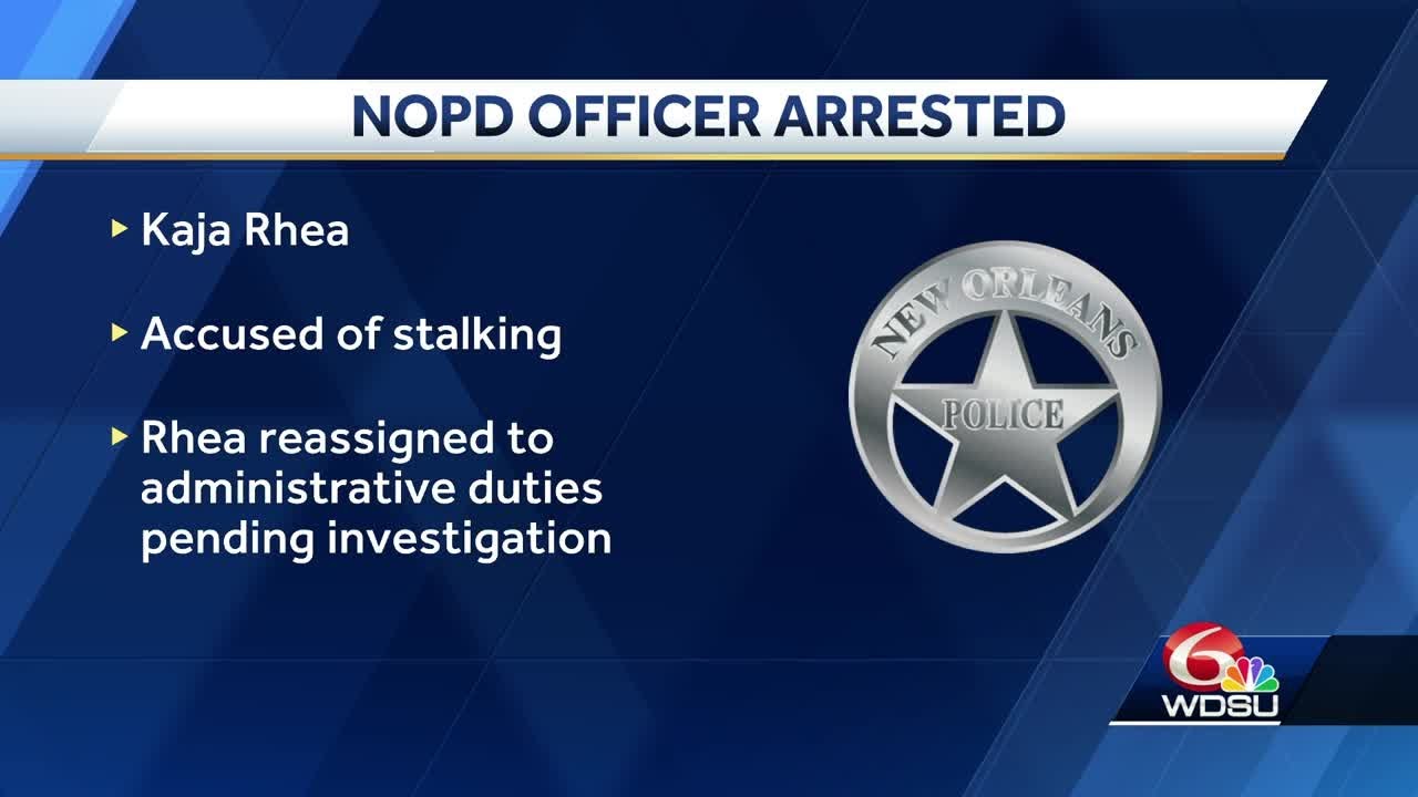 NOPD officer arrested, accused of stalking - YouTube
