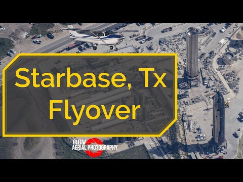 SpaceX Starbase, Tx Flyover (October 06, 2021)
