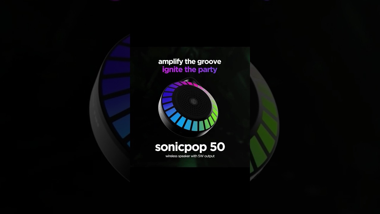 Get ready to turn heads and drop jaws with the launch of stunningly loud sonicpop 50 