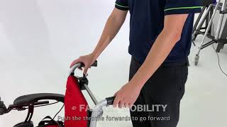 Using Manual Push and Attendant Control for Ultra-Lite Mobility Chair
