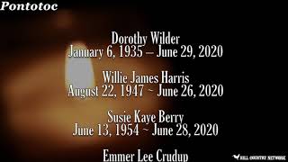 obituaries from North Mississippi June 26 to July 2 2020