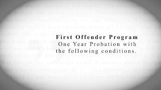 First Time DWI - Mandatory First Offender Program