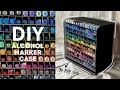 DIY Alcohol Marker Storage Case using cheap materials | TOUCH FIVE/ TEN