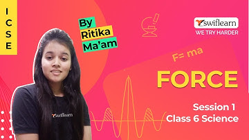 Force | ICSE Class 6 | Physics 🔴 Online Classes | Swiflearn - Session 3