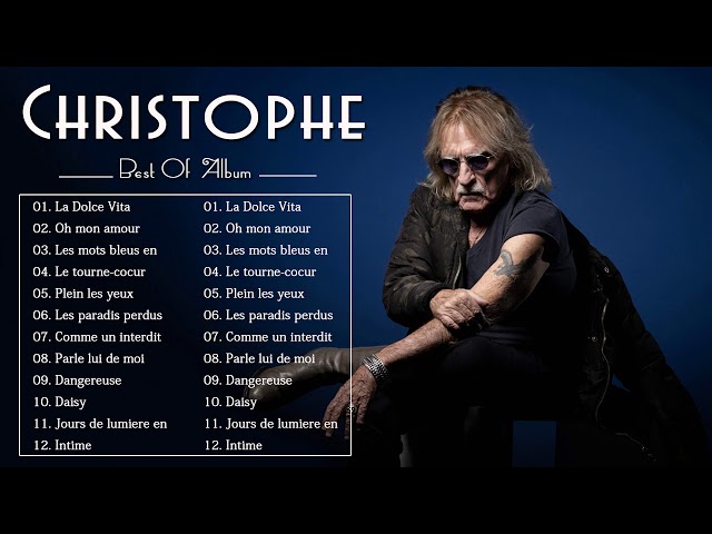 Christophe Best Of Playlist 2021 || Les Meilleures de Christophe Album class=