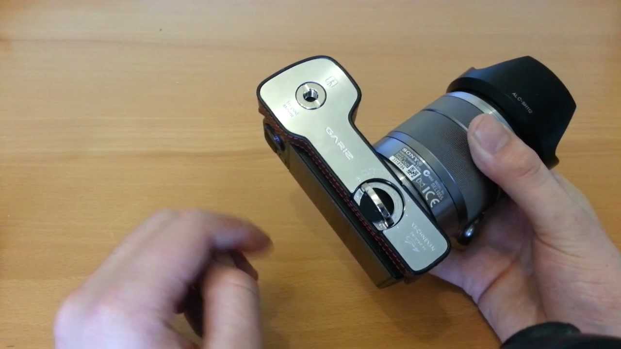 Gariz Half Leather Camera Case Review - Sony NEX 5N - YouTube
