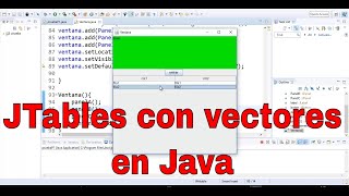 Famous CREATING TABLES WITH VECTORS IN JAVA | JTABLE JAVA Swing to Code Profile