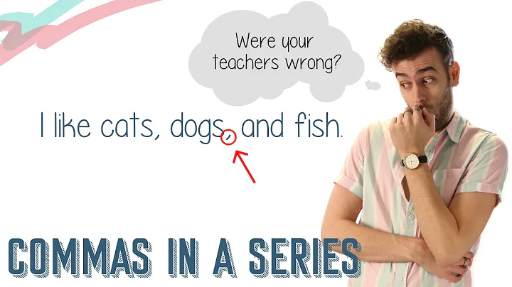 COMMAS IN A SERIES | English Lesson