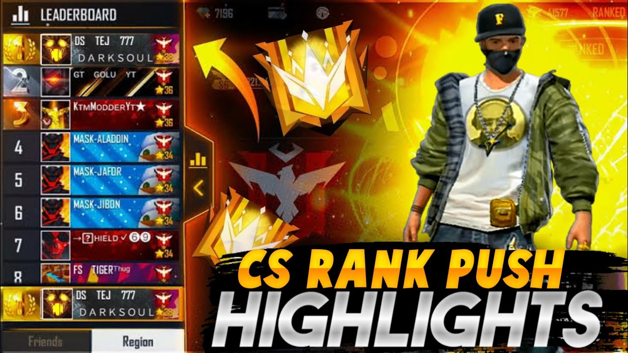 Clash squad rank push highlights | Season 8 Road to grandmaster | TEJ 777