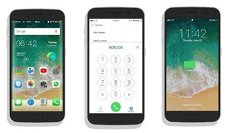 iPhone X with ios11 THEME | INSTALL iOS 11 in Android