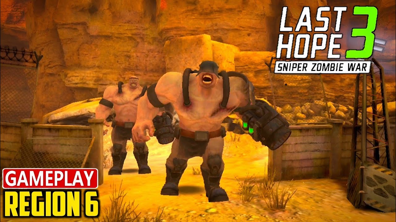 Last Hope 3 Sniper Zombie War Region 6 Gameplay (Android)