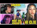 CLIX *NERVOUS* After RONALDO Gets His GIRLFRIEND On The MIC Then This Happened! (Fortnite)