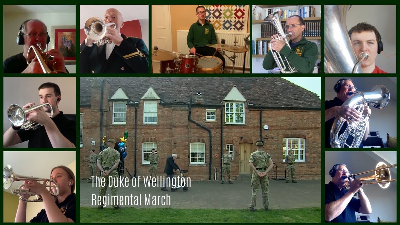 RIP Captain Tom Moore ...The Duke of Wellington's Regimental March.