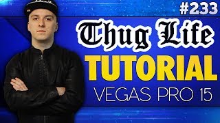 Vegas Pro 15: How To Make The 'Thug Life' Effect - Tutorial #233 screenshot 2
