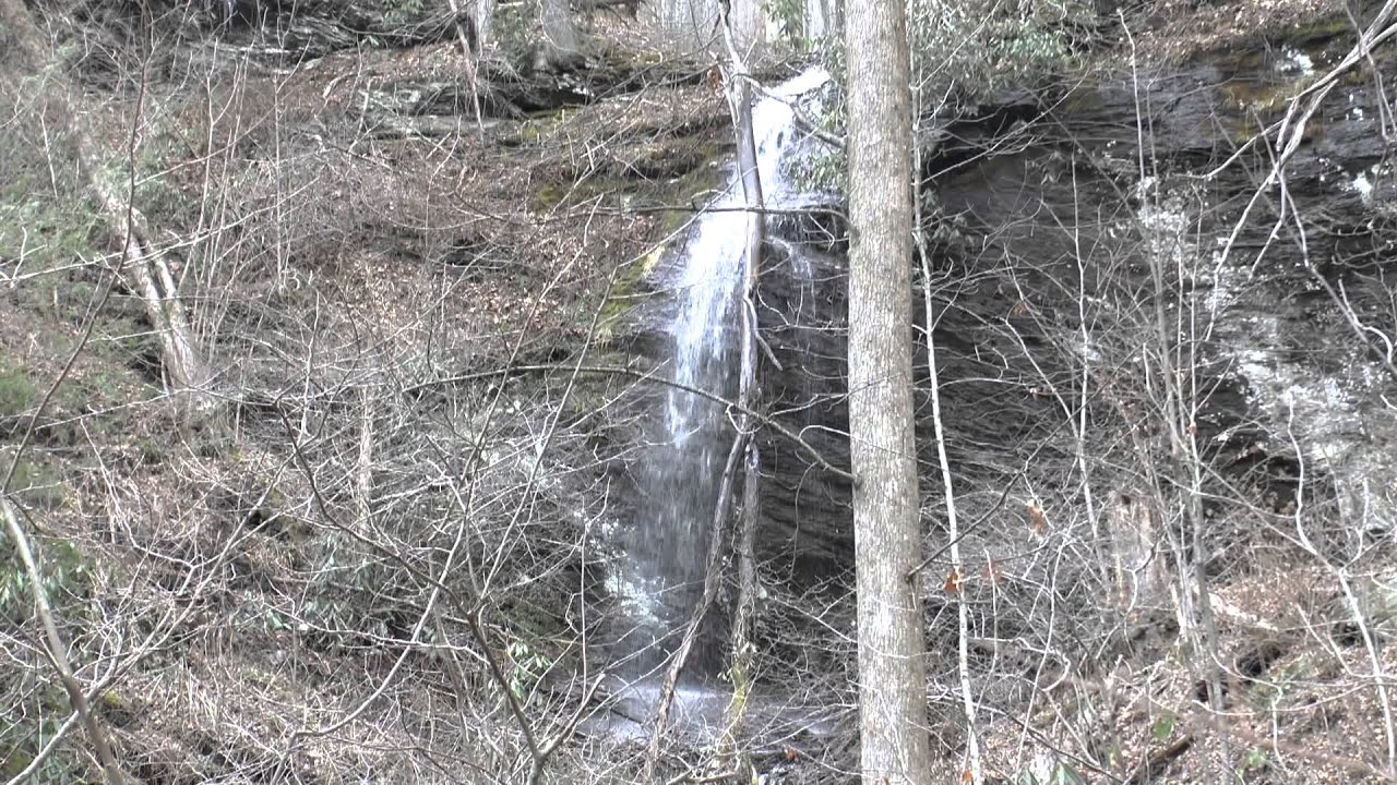 Waterfall on unnamed creek, adjacent to Twin Falls, Pisgah National Forest, NC