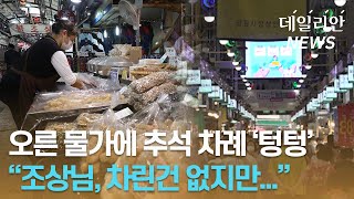 추석 차례상 1년 새 ‘金상’ 됐다… 파전 하나 올리기도 ‘빠듯’