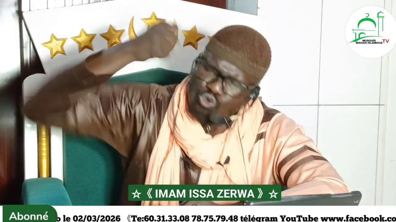 💫Ramadan le 14 Tafsir kénè par imam  zerwa sourat 《 sourat al an'aam aya 108. ...》Mosquée sunnite .