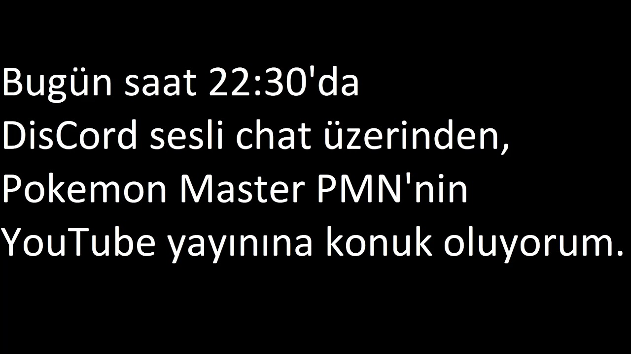 Pokemon Master PMN'ye Konuk Oluyorum