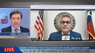 Williamson County will set up mobile testing site in Taylor Saturday