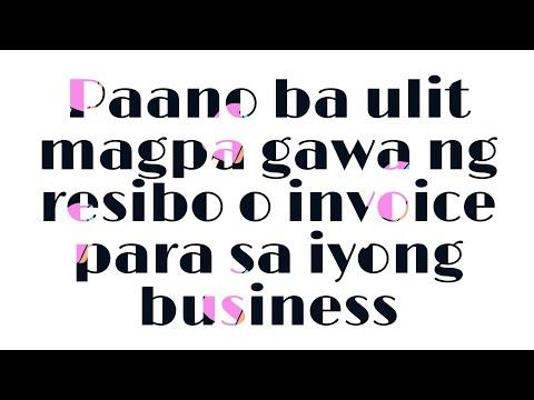 Video: Paano Magdrawing Ng Resibo Kapag Naglilipat Ng Pera