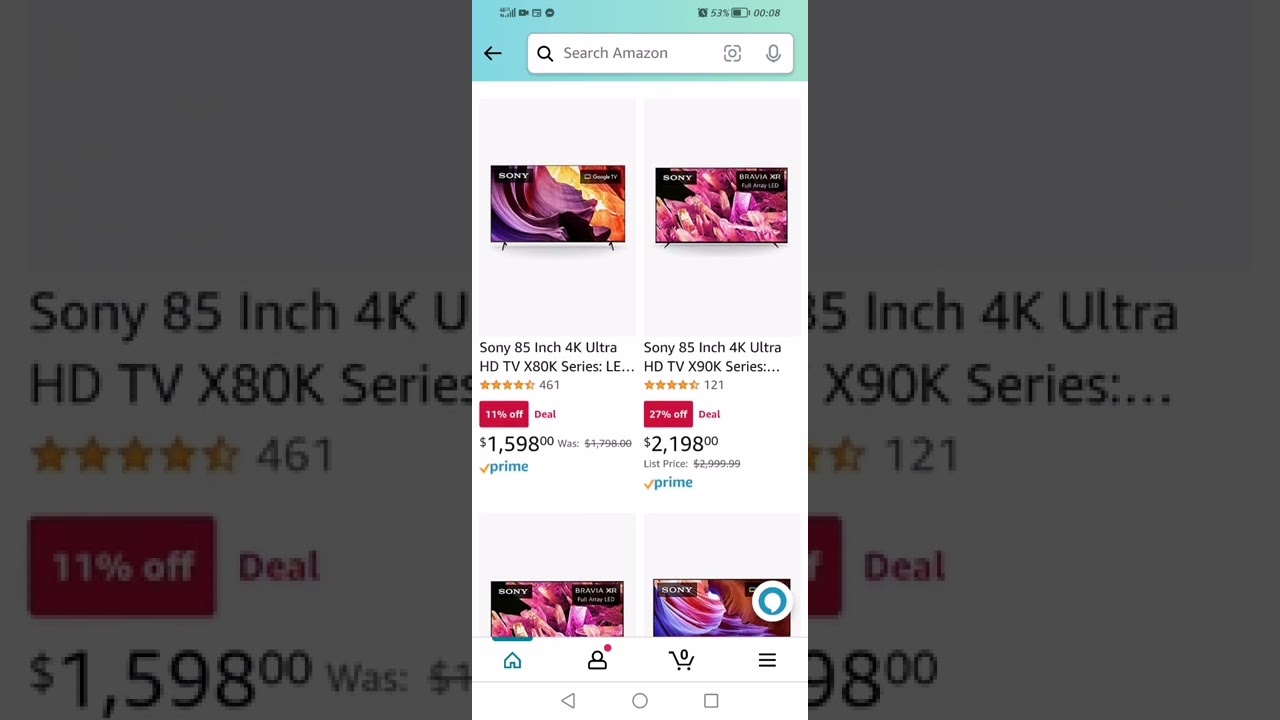 Sony LED 4K Ultra HD Smart Google TVs