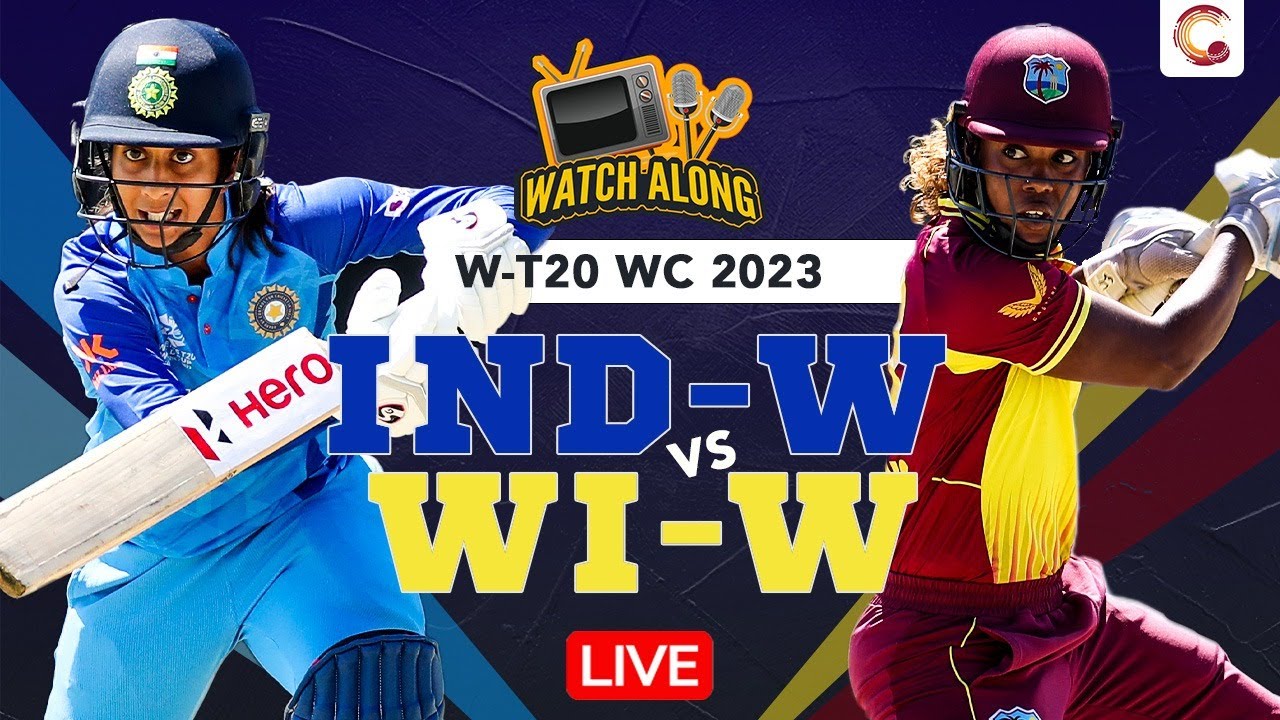 LIVE! INDIA vs WEST INDIES I ICC WOMENS WORLD CUP 2023 WATCHALONG I Cricket 