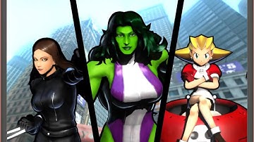 Requested ULTIMATE MARVEL VS. CAPCOM 3 She-Hulk/X-23/Tron Bonne Arcade Gameplay