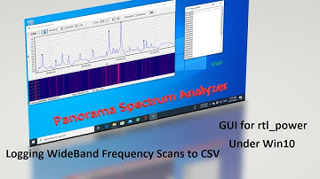 Panorama Spectrum Analyzer ( GUI based on rtl_power)