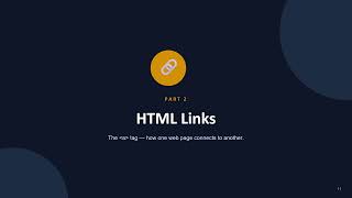 HTML Lists & Links | Class 6–10 | Beginner-Friendly HTML Tutorial | Web Development Basics