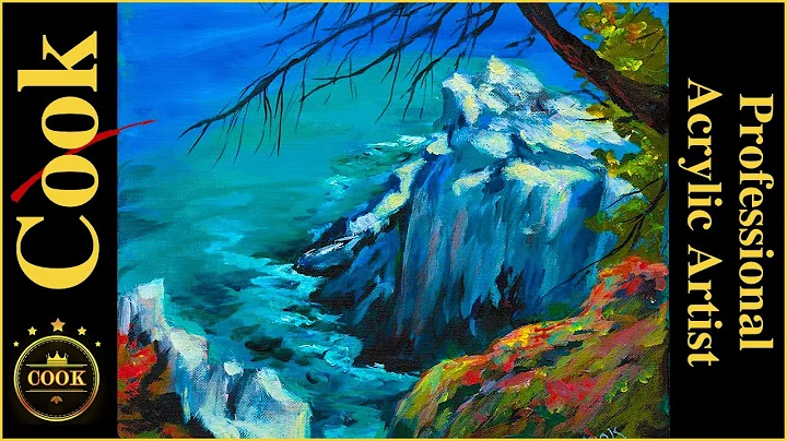 How to Paint the Mediterranean from A Greece Hillt...