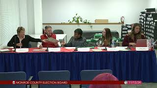 Monroe County Election Board, November 15, 2024