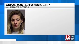 Broome Sheriff seeks public’s help finding woman wanted on burglary warrant