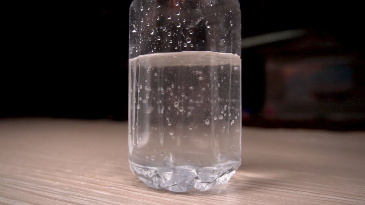 Plastic Water Bottle Set Down HQ Sound Effect YouTube