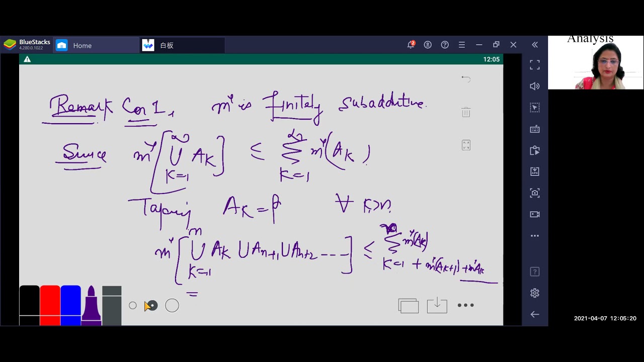 :MEASURE THEORY :Countable Subadditive and Corollaries