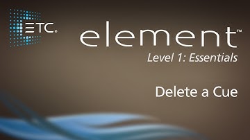 07.3 Delete a Cue