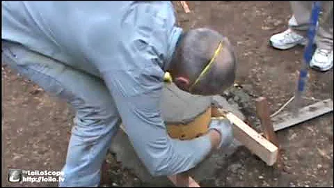Timber Frame Cabin: Pouring Concrete Pier