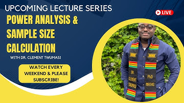 Important Update: Deleting the Previous First Lecture Series video on G*Power for a New One (Why?)