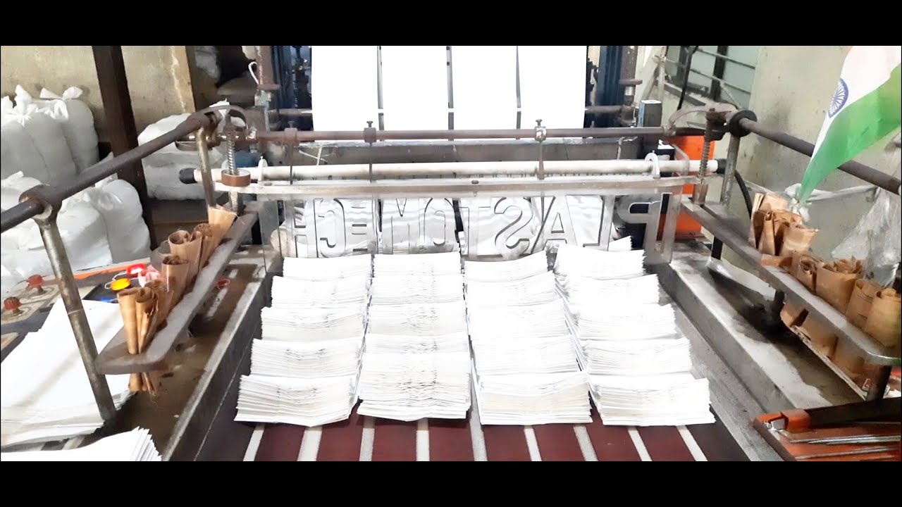 Servo Conveyor double decker bottom sealing & cutting machine for Shopping plastic Cerry Bag