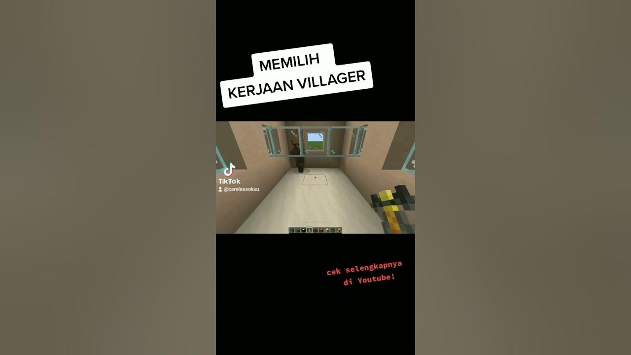 Cara Mengatur Pekerjaan Villager di Minecraft - YouTube