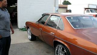 22" RIMS ON 1973 OLDS CUTLASS PAIN T JOB / JOHNS RESTORATION